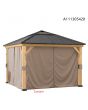 Curtain Universal For 11x13 Wood Gazebo