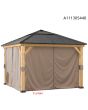 Curtain Universal For 13x15 Wood Gazebo