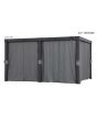 Curtain For 10x13 Roof-louvered Pergola