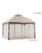 10ft. x 12ft. Gazebo Mosquito Netting