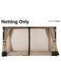Netting For 11x13 Moorehead Domed Soft Top Gazebo