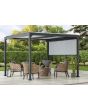 Rolling Screen For Roof-louvered Pergola