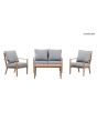 Alderton 4 Piece Deep Seating Set