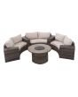 Dorset 8pc Sectional Chat Set