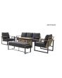 Montoya Bay V.2 LP Firepit Deep Seating Set