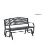 Flintridge Metal Glider Bench