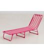 Bahari Sunbed (Pink Stripe)