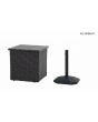 Square Umbrella base Side Table