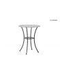 24In Wicker Bistro Table