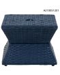 Pickford Umbrella Side Table(Navy Blue)