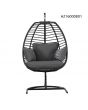 Clyde Hanging Egg Chair(Black)