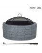 26IN Resin Round Fire Pit