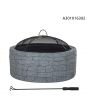 26IN Resin Round Fire Pit