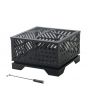 FIREPIT SQUARE 665MM NO ASSEMBLY METEOR