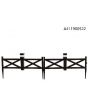 Cromwell V.2 Solar Garden Border Fencing 2D (5PK)