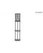 BO FLOOR LANTERN W SHELF