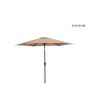 9Ft Market Umbrella W/ Tilt(Sesame)