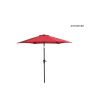 7.5Ft Market Umbrella W/ Tilt (Fired Brick Red)