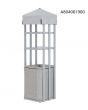 Pickford Pool Towel Valet Tower(Taupe White)