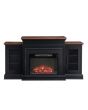 Orion 72 in. W Freestanding MDF Electric Fireplace TV Stand in Gray