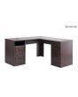 Kendall Park L Shaped Desk Cherry