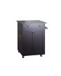 2L Lifestyle Newbury Wood Kitchen Cart, Small, Espresso