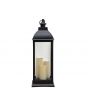 Black plastic Latern-L-W LED
