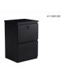 2 drawer Vertical flat Espresso