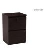 2 drawer Vertical flat Cherry