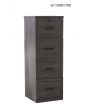 4 drawer flat Grey