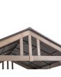 Sunjoy 12 ft. x 14 ft. Cedar Wood Hardtop Gazebo