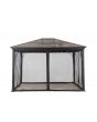 Sunjoy 10 ft. x 12 ft. Polycarbonate Roof Hard Top Gazebo with Ceiling Hook