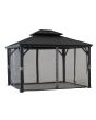 SummerCove 10 ft. x 12 ft. Solar Powered Hardtop Gazebo