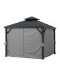 SummerCove 10 ft. x 10 ft. Gazebo with 2-tier Hardop Roof