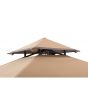 Sunjoy 5 ft. x 8 ft. Grill Gazebo with Shelves