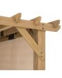 SummerCove 10 ft. x 11 ft. Cedar Wood Framed Hot Tub Pergola with Adjustable Canopy