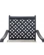 Sunjoy 5-pc. Black Aluminum Lattice Dining Set with Beige Seat Cushions