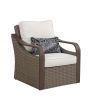 SummerCove 6-pc. Brown Wicker Outdoor Deep Seating Set with 2 Ottomans