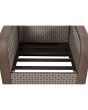 SummerCove 6-pc. Brown Wicker Outdoor Deep Seating Set with 2 Ottomans