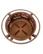 Sunjoy 30 in. Jack-o-lantern Round Wood Burning Firepit